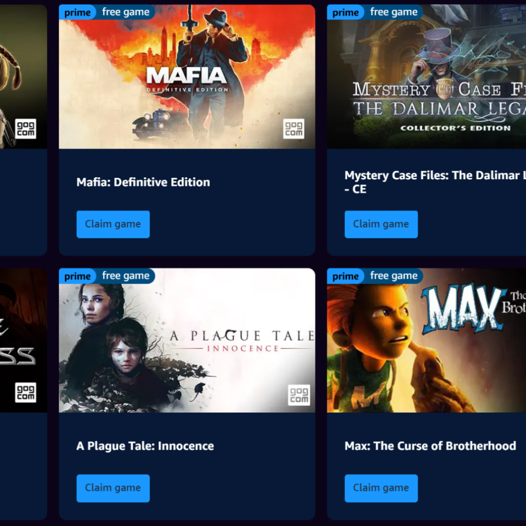 Free Amazon Prime Gaming Today hd